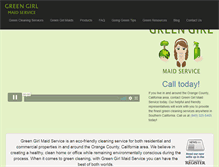 Tablet Screenshot of greengirlco.com